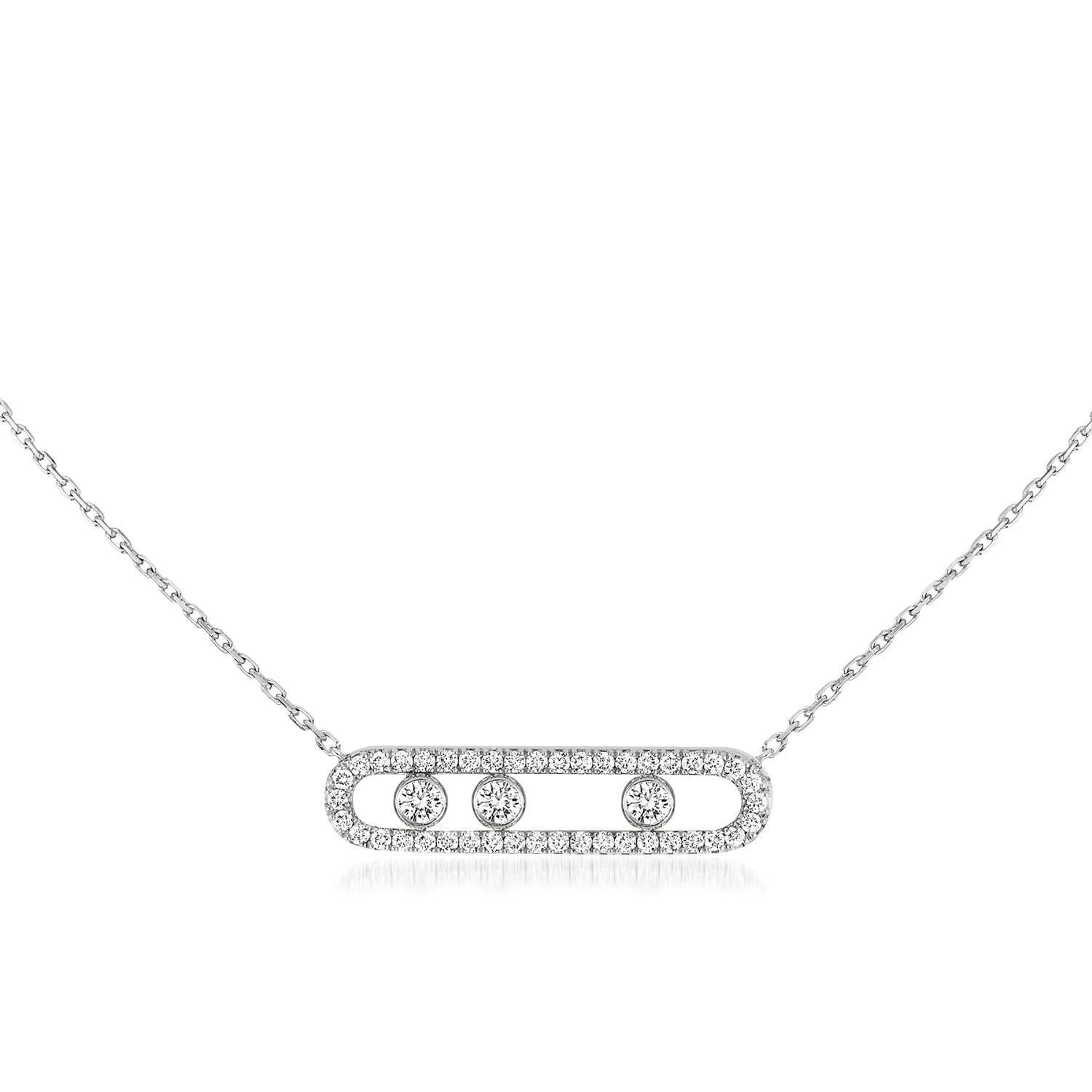 Move Pavé Necklace - Main Image