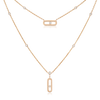 Move Uno 2 Rows Necklace