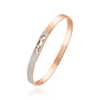 Move Noa Half Pavé Bangle Small