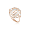 Lucky Move PM White Mother-of-Pearl Ring