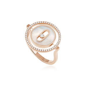 Lucky Move PM White Mother-of-Pearl Ring