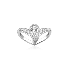 Fiery 0.10ct Ring