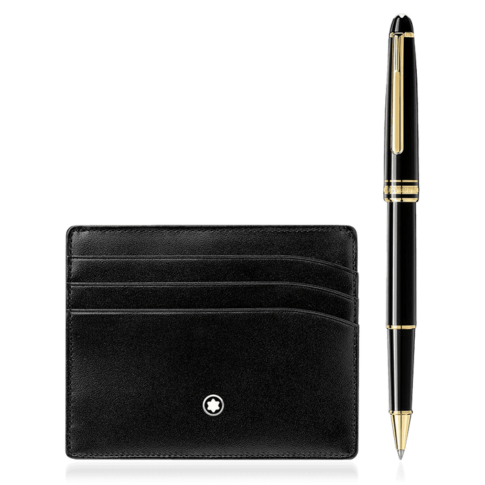 Gift Set with Meisterstück Classique Rollerball and pocket holder 6cc