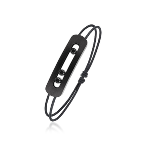 Move Titanium XL Black Bracelet
