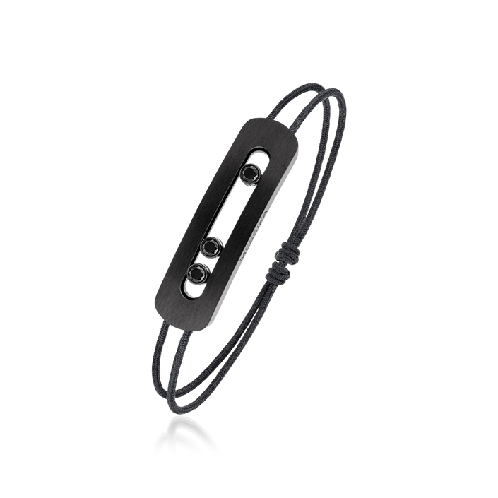 Move Titanium XL Black Bracelet