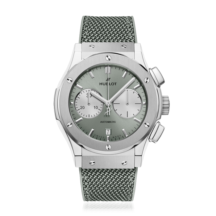 Classic Fusion Chronograph Titanium Sage Green