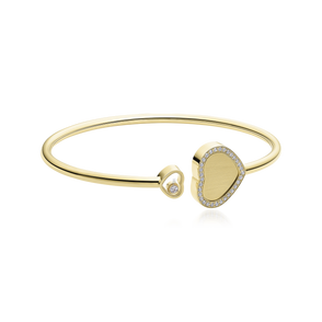 Happy Hearts Golden Hearts Bangle