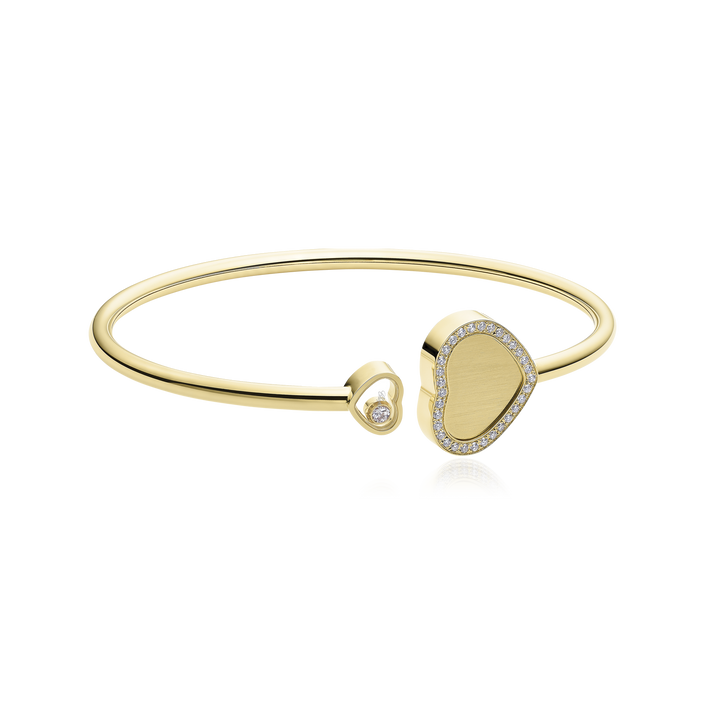 Happy Hearts Golden Hearts Bangle