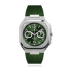 BR 05 Chrono Green Steel