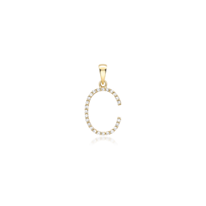 Letter C Essential Pendant