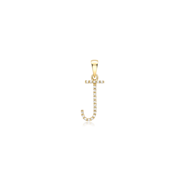 Letter J Essential Pendant