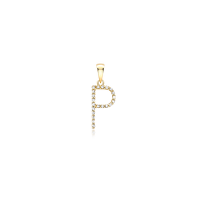Letter P Essential Pendant