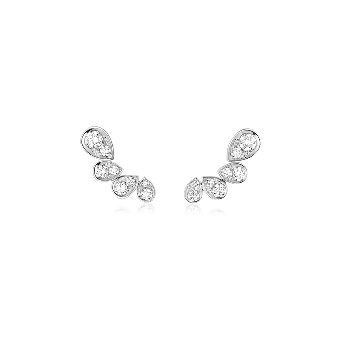 Joséphine Ronde d'Aigrettes Earrings