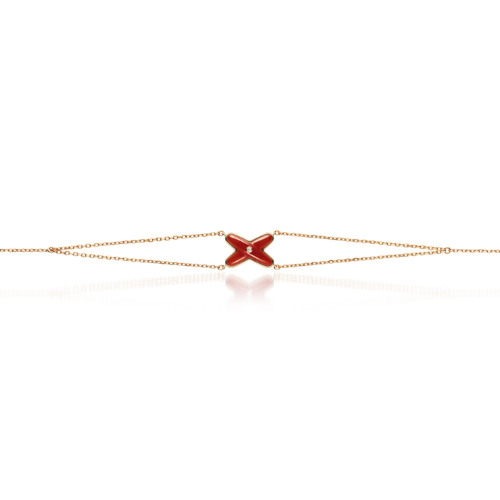 Jeux de Liens Carnelian Bracelet