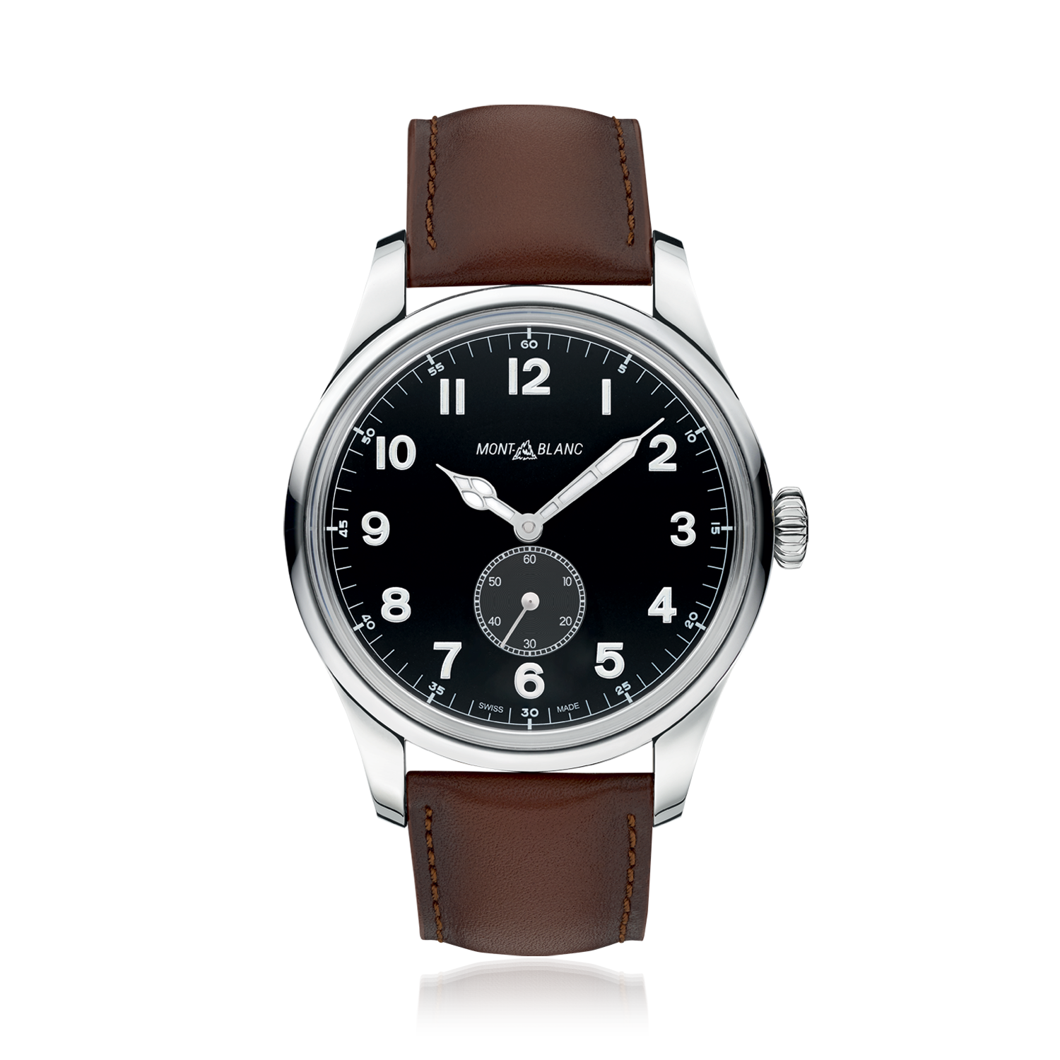 Montblanc 1858 Montblanc Leather Watch 1858 Small Second Automatic