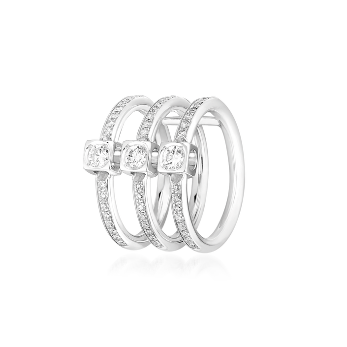 Dinh Van Le Cube Diamant Ring
