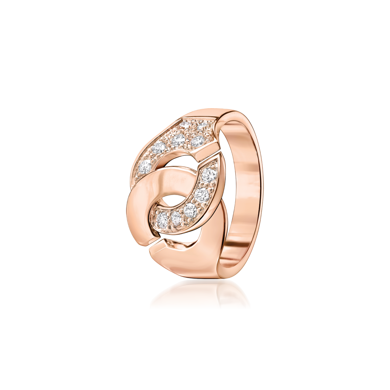 Bague dinh van or rose shop