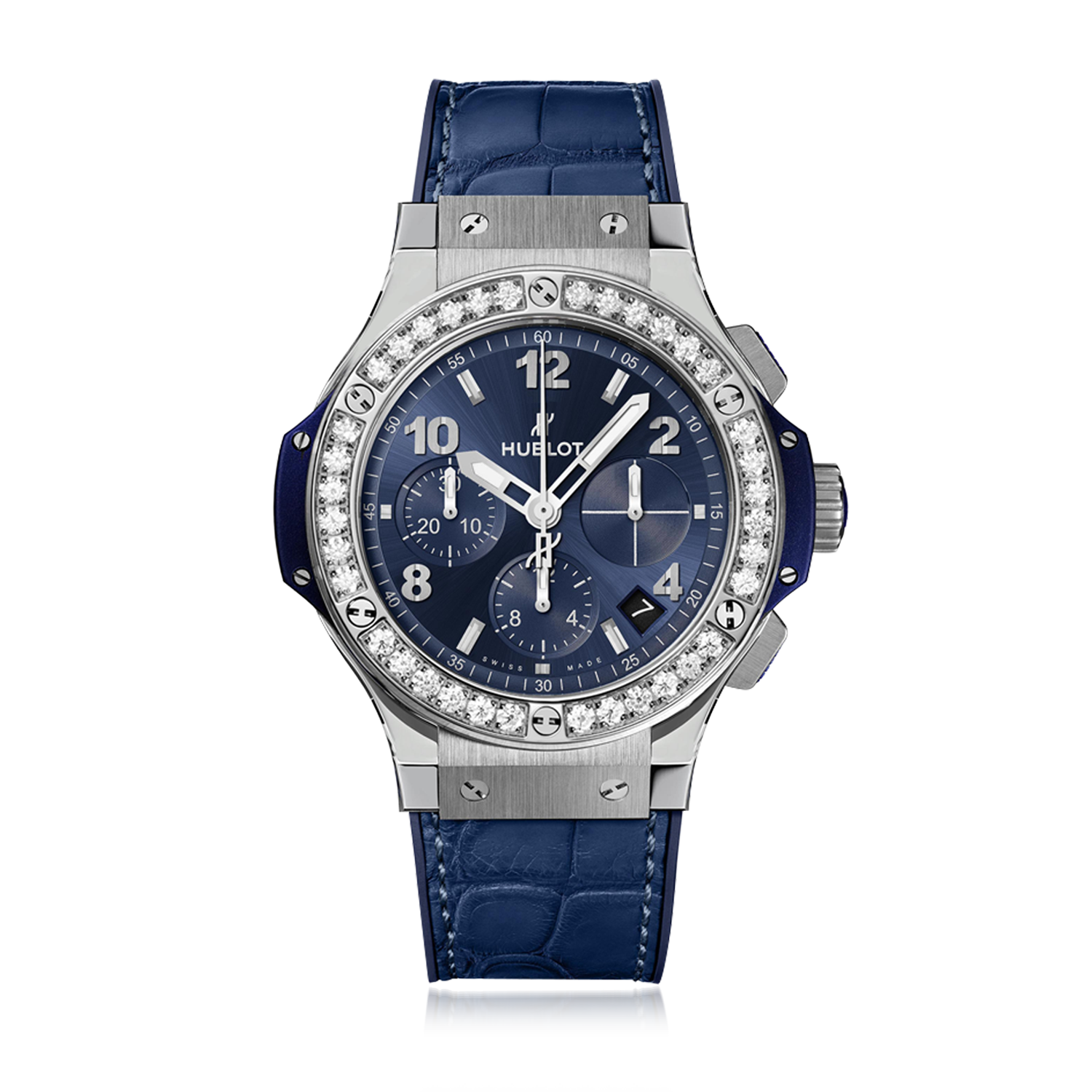 Hublot Men's Big Bang Steel Diamonds Watch (301.SX1170RX1104) | Stainless Steel | 44 mm Diameter | Tourneau