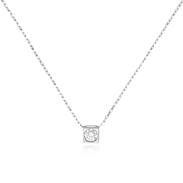 Dinh Van Le Cube Diamant Necklace