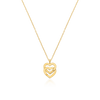 Double Cœurs R10 pendant