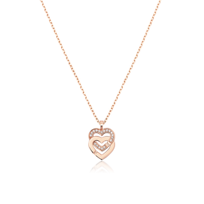 Double Cœurs R10 pendant