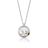 Happy Sun. Moon and Stars Pendant
