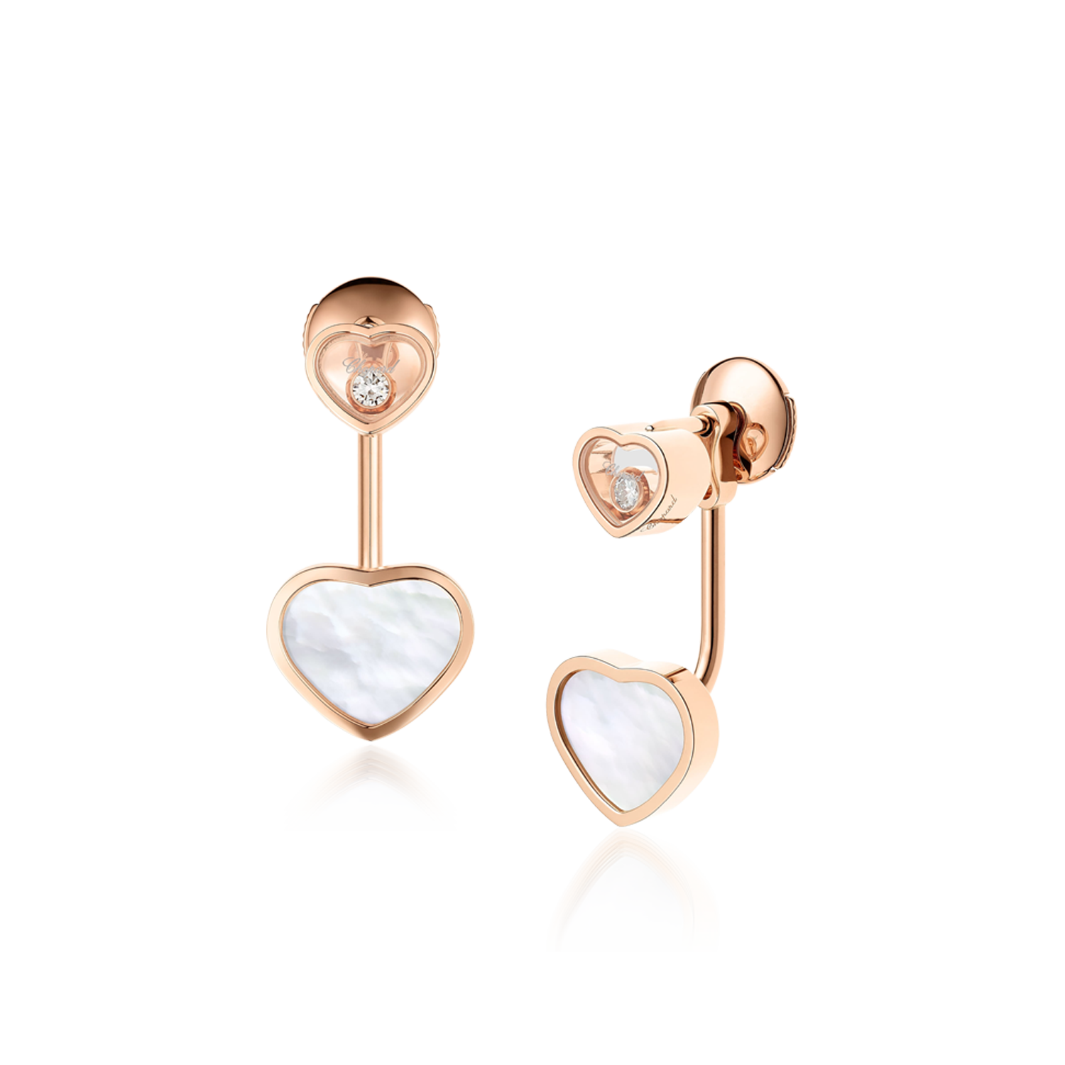Chopard happy 2025 hearts earrings
