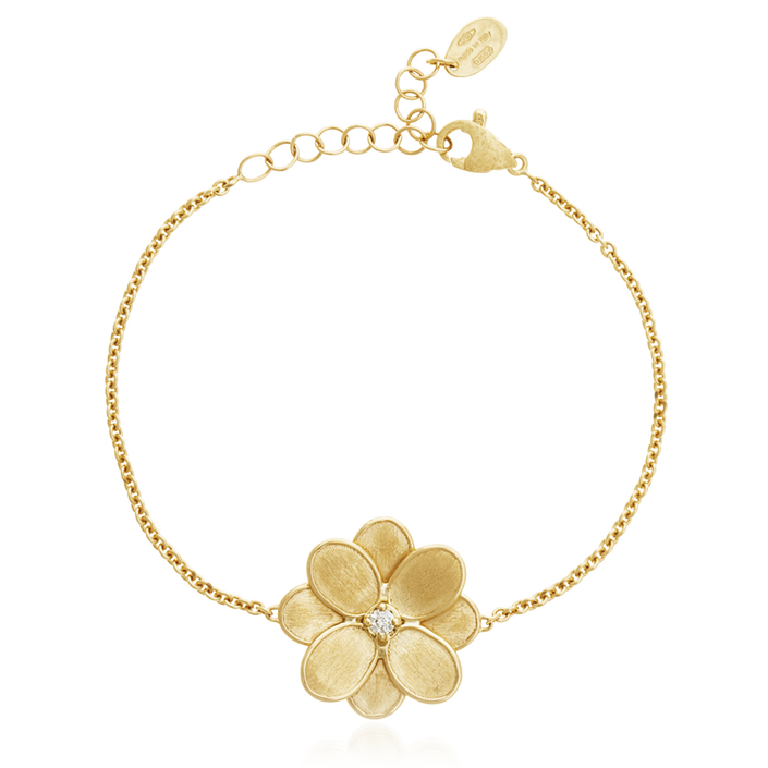 Marco Bicego Lunaria Petali Bracelet Yellow Gold & Diamonds