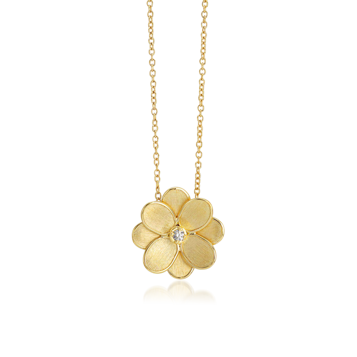 Marco Bicego Lunaria Petali Necklace Yellow Gold & Diamonds