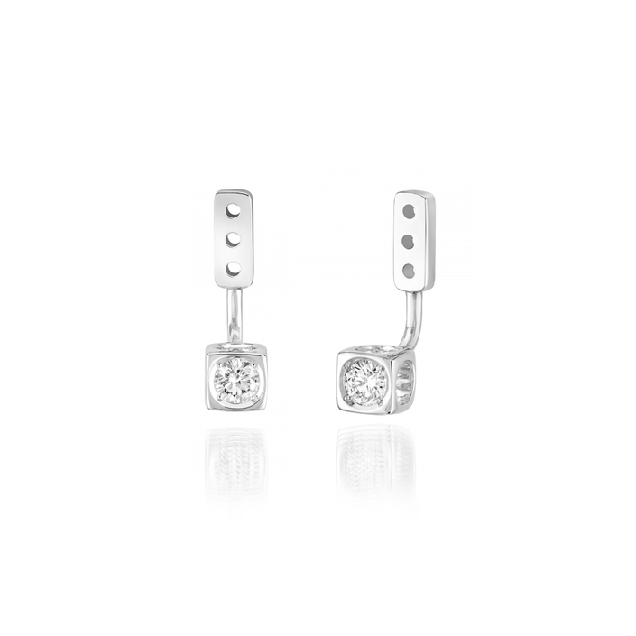 Dinh Van Le Cube Diamond Earrings