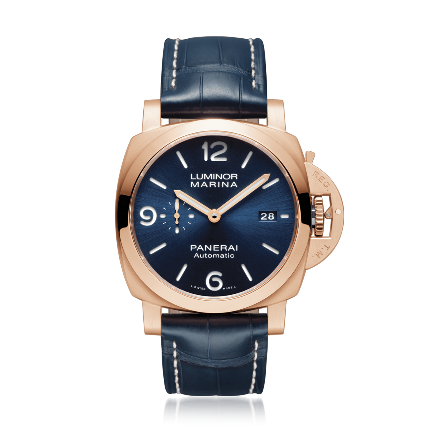 Luminor Marina Goldtech Sole Blu 44mm David Rosas