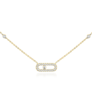 Pavé Move Uno Necklace