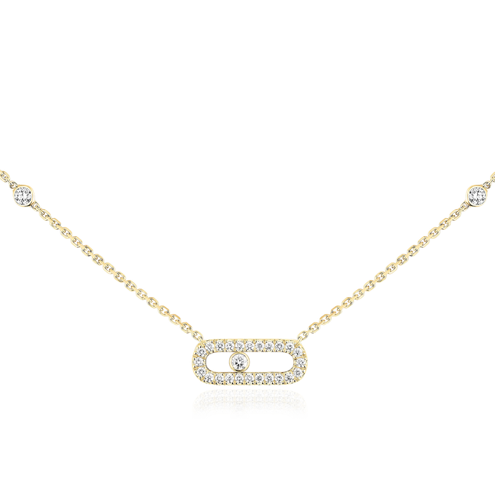 Pavé Move Uno Necklace