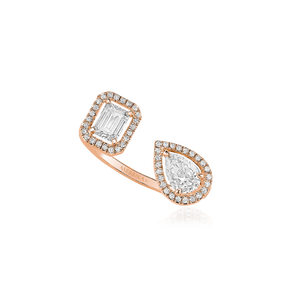 My Twin toi & moi Ring 2x 0.40ct