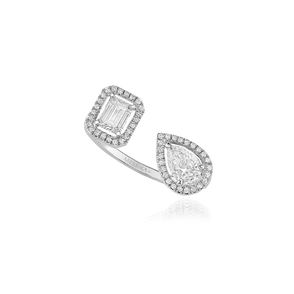 My Twin toi & moi Ring 2x 0.40ct