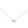 Gold Move Uno Necklace