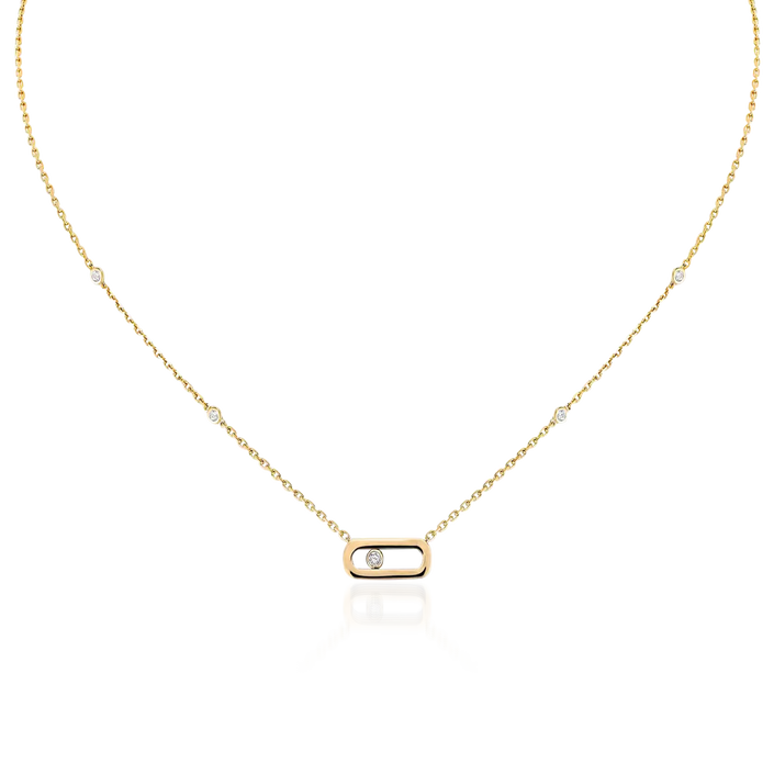 Gold Move Uno Necklace