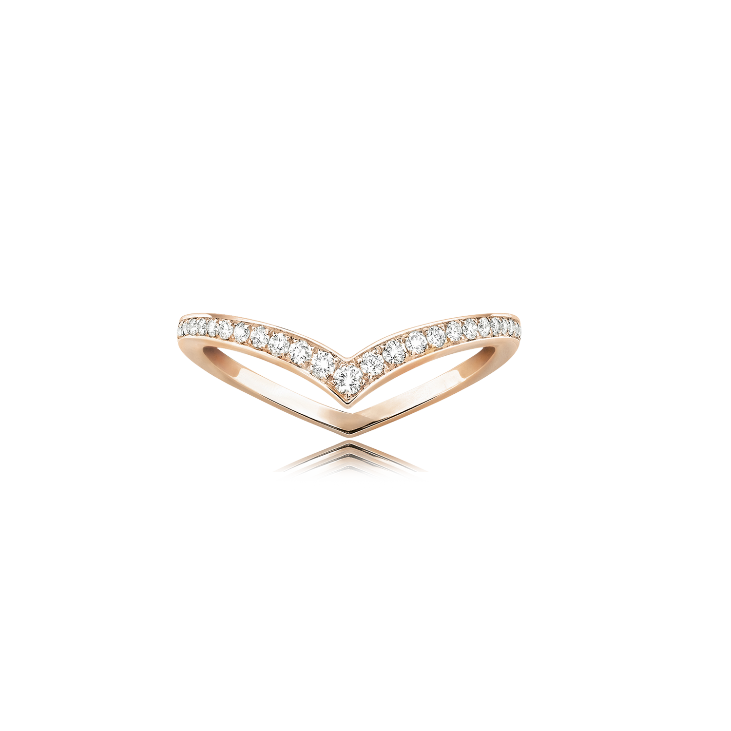 Fiery Diamond Pavé Wedding Ring