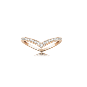 Fiery Diamond Pavé Wedding Ring