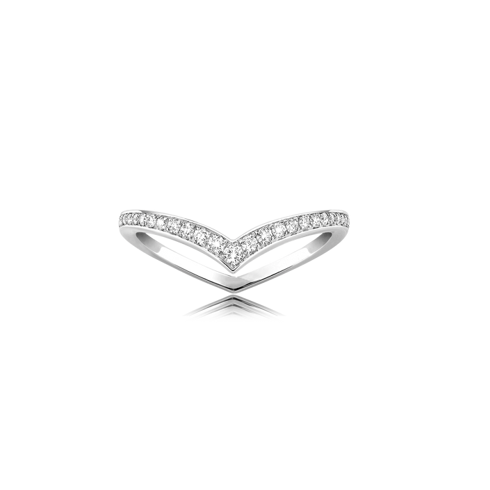 Fiery Diamond Pavé Wedding Ring