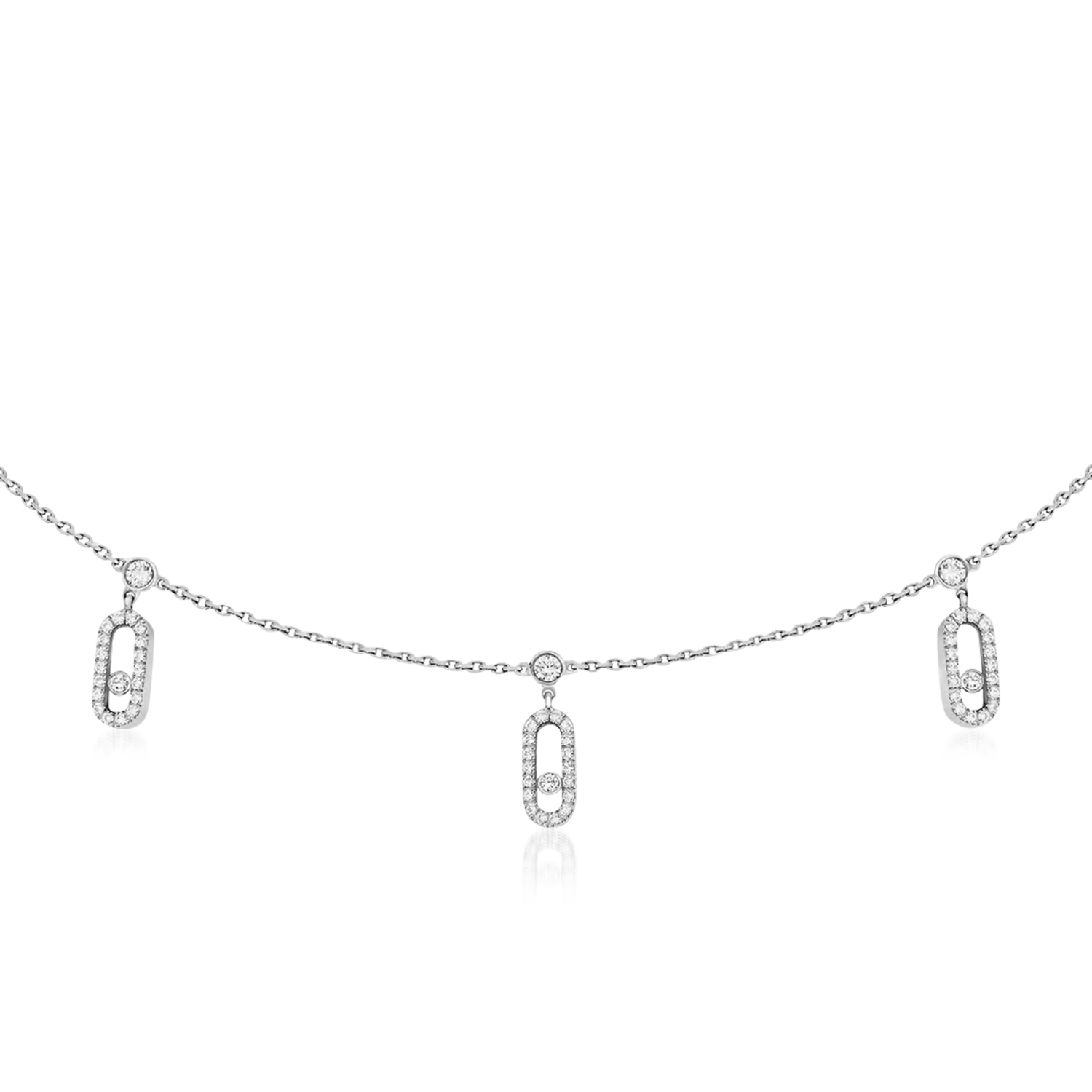 Move Uno Pavé Drop Pendant Choker