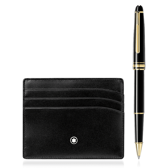 Gift Set with Meisterstück Classique Rollerball and pocket holder 6cc