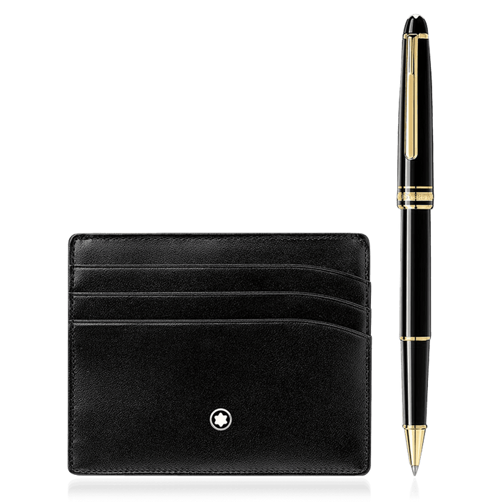 Gift Set with Meisterstück Classique Rollerball and pocket holder 6cc