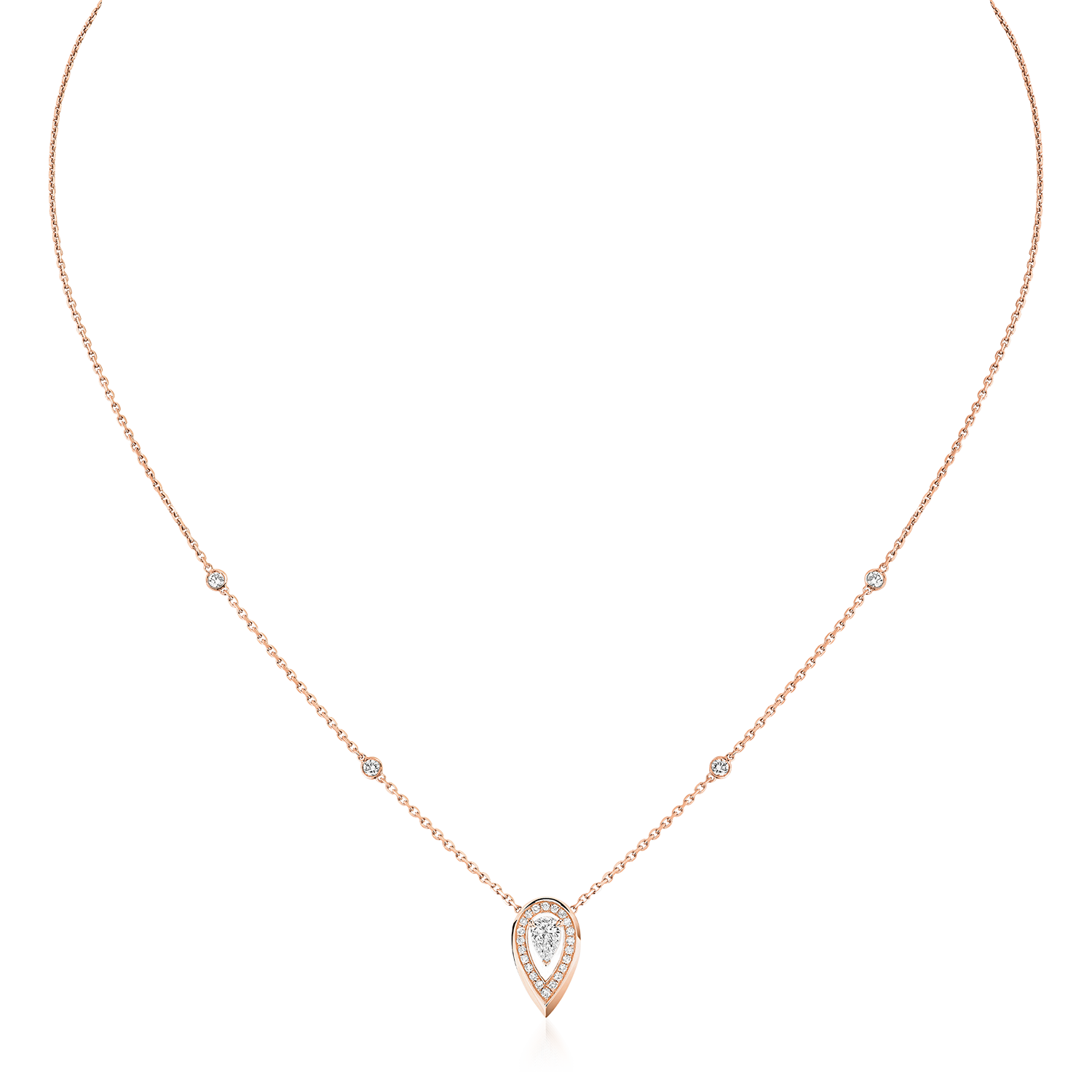 Fiery 0.10ct Necklace