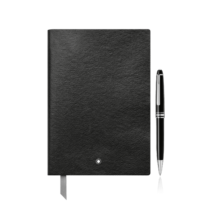 Set Meisterstück Classique Platinum-Coated Ballpoint Pen and Notebook