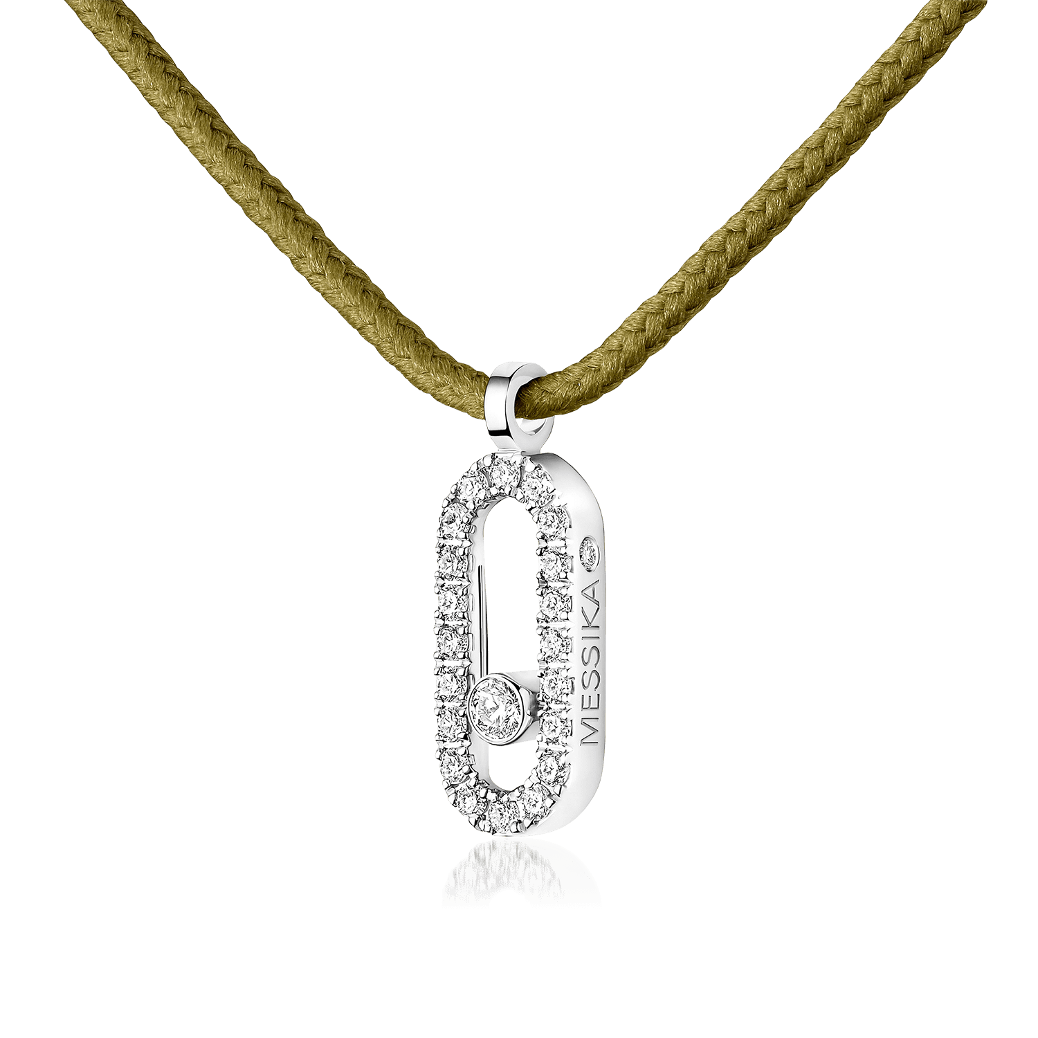 Messika CARE(s) Khaki Cord Necklace