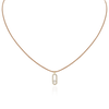 Messika CARE(s) Beige Cord Pavé Necklace