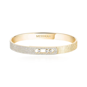 Move Noa Ciselé Semi-Pavé Bangle