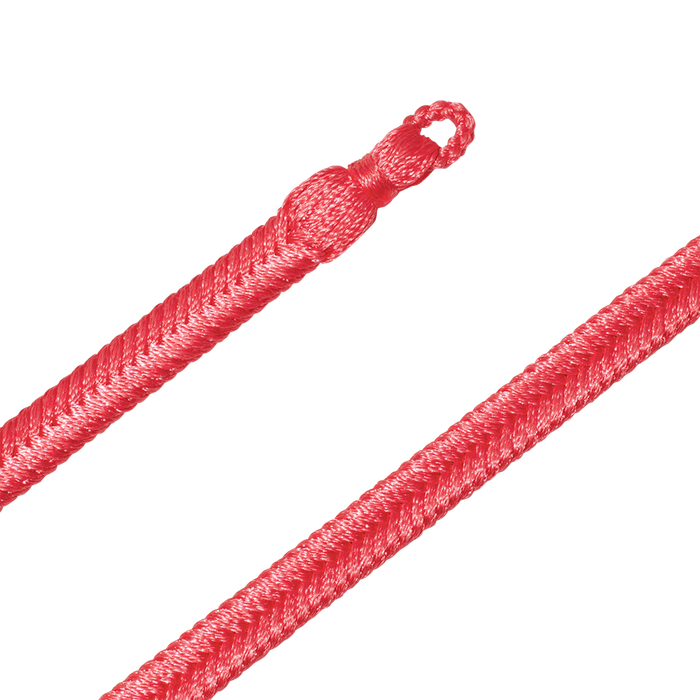 Bracelet Maillon L Cordon Tissé Pink