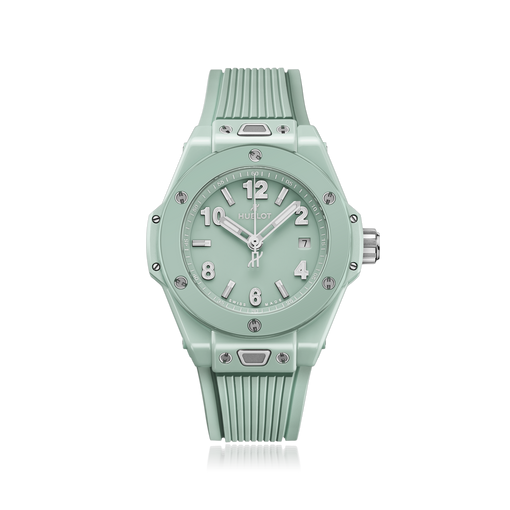 Big Bang One Click Mint Green Ceramic Diamonds – David Rosas
